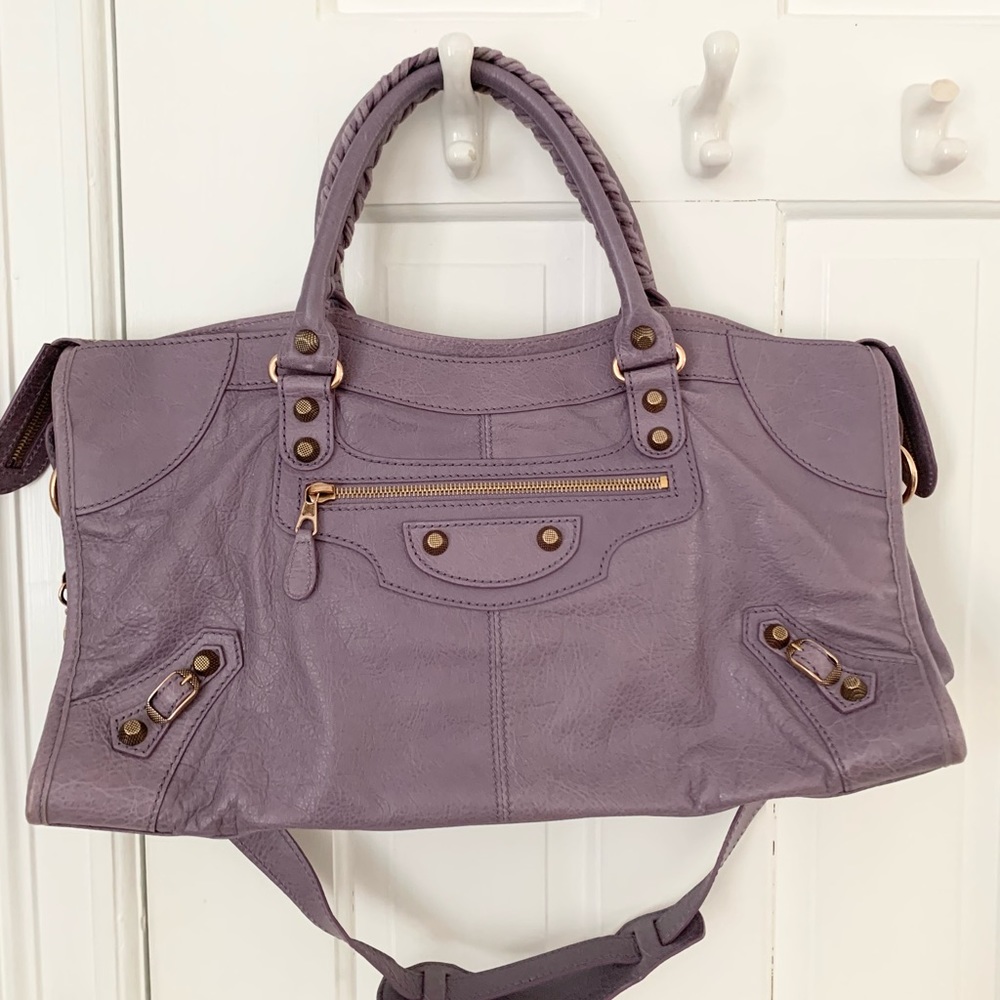 Balenciaga part time rose gold hardware